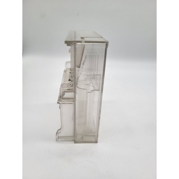 VTG Pennies From Heaven Clear Plastic Piano Bank Coin Sorter J.S.N.Y Cottagecore - Picture 6 of 9